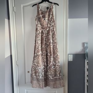 Bardot Paisley Wide Leg Jumpsuit Size Xs